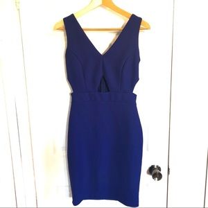 Mystic Purple Evening Dress w Front & Side Cut-Outs | M​​